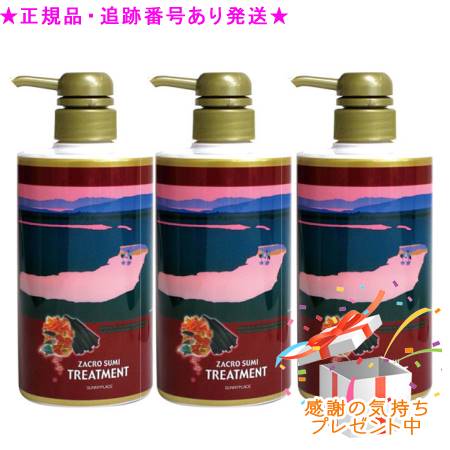 ザクロ 精炭酸トリートメント 500mL 3個セット　プレゼント付