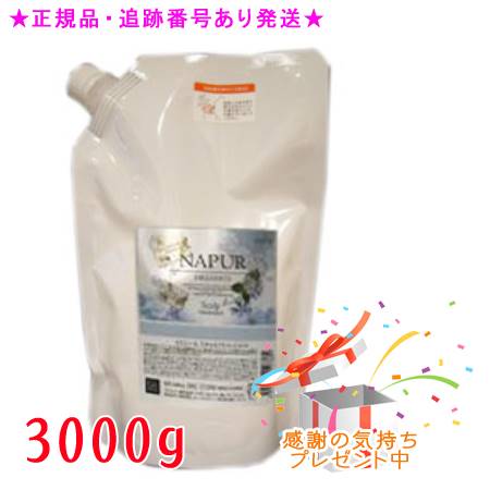 NAPUR ナピュール スキャルプトリートメント 詰替用 3000g ※画像は600g※ プレゼント付