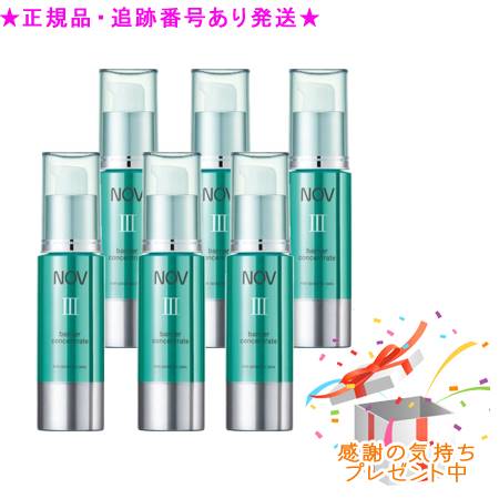 NOV ノブ III バリアコンセントレイト 医薬部外品 30g 6個セット プレゼント付