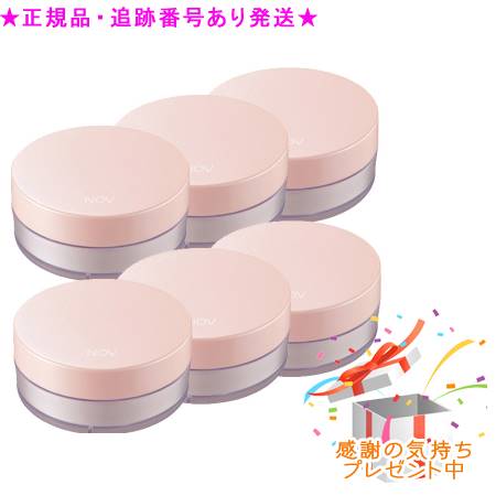NOV ノブ ルースパウダーUV 20g 6個セット プレゼント付