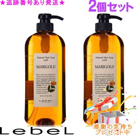 LebeL ルベル ナチュラルヘアソープ ウィズ MG 720mL 2個セット プレゼント付