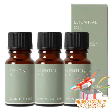 Tree of life やって行くの木 エッセンシャルオイル レモンティートゥリー 揮発油 10mL 3個書き割り ※外箱折りたたんでご送りとどける※