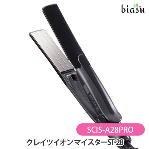 クレイツマイスター　MEISTER ST-28 ストレートヘアアイロン 楽天市場】【LEDツインブラシ付/正規販売店】CREATEs MEISTER