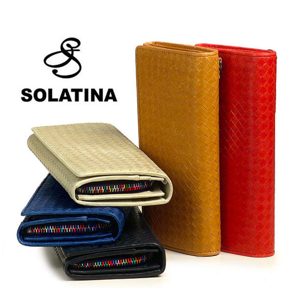 【引き換え証15%OFF客体】SOLATINA/ソラチナ 導管なめし革 メッシュ長金入れ【smtb-kd】【RCP】fs04gm