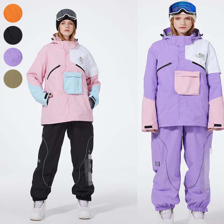 スキーウェア 雪服 送料無料 防寒 防水 カップル ペアスノーウェア ジャケット パンツ レディース スノーボードウェア スノーボード スキー 暖かい スノボ ウェア 男女兼用 韓国風 スノボーウェア 上下セット メンズ ボードウェア 雪遊び 可愛い 大きいサイズ★激安★セール|ビーバーム