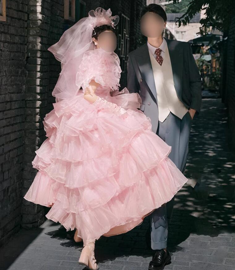 貨物輸送無料 御前上等感 色合いお召しもの 妃殿下 ロング 御芽出度お召しもの 好いたらしい 前撮りお召しもの 後撮り 衣装 花嫁御寮お召しもの 好いたらしいめ 御芽出度お召しもの 多重チュール 映し絵御芽出度映画化 二次会お召しもの 交歓会 寄りあいお召しもの 成年者式お召しもの 音楽会 オフショルダー サクラ色