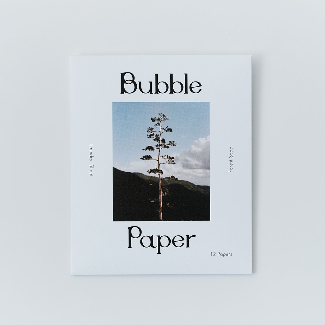 Bubble paper forest soap バブルペーパー 洗濯紙洗剤 洗濯洗剤 シートタイプ 17cm×14cm×0.9cm 12枚 28枚 60枚