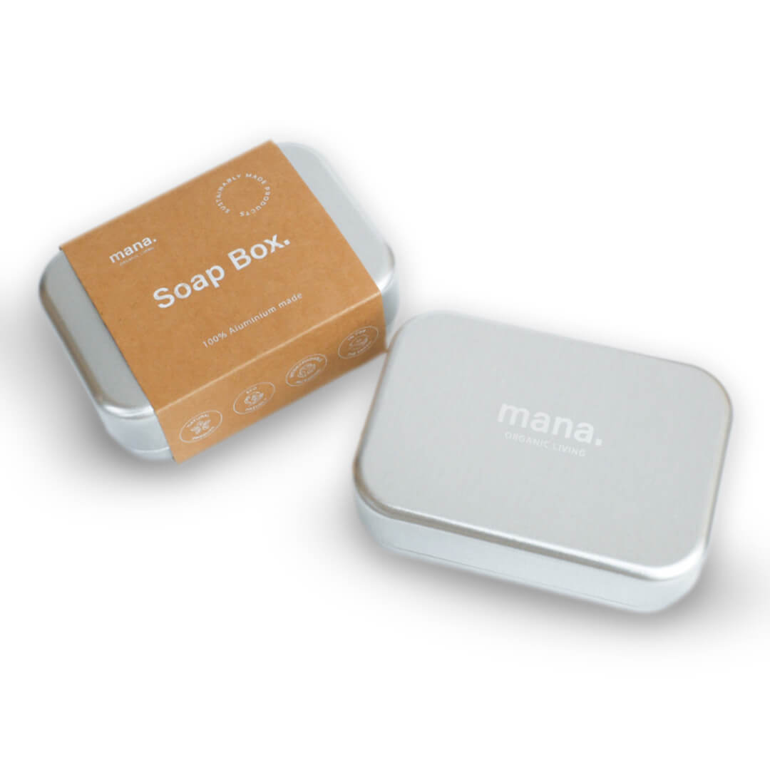 ソープボックス mana.ORGANIC LIVING アルミ製 石けん入れ 石けんケース おしゃれ シンプル 温泉 ジム 旅行 マナオーガニックリビング