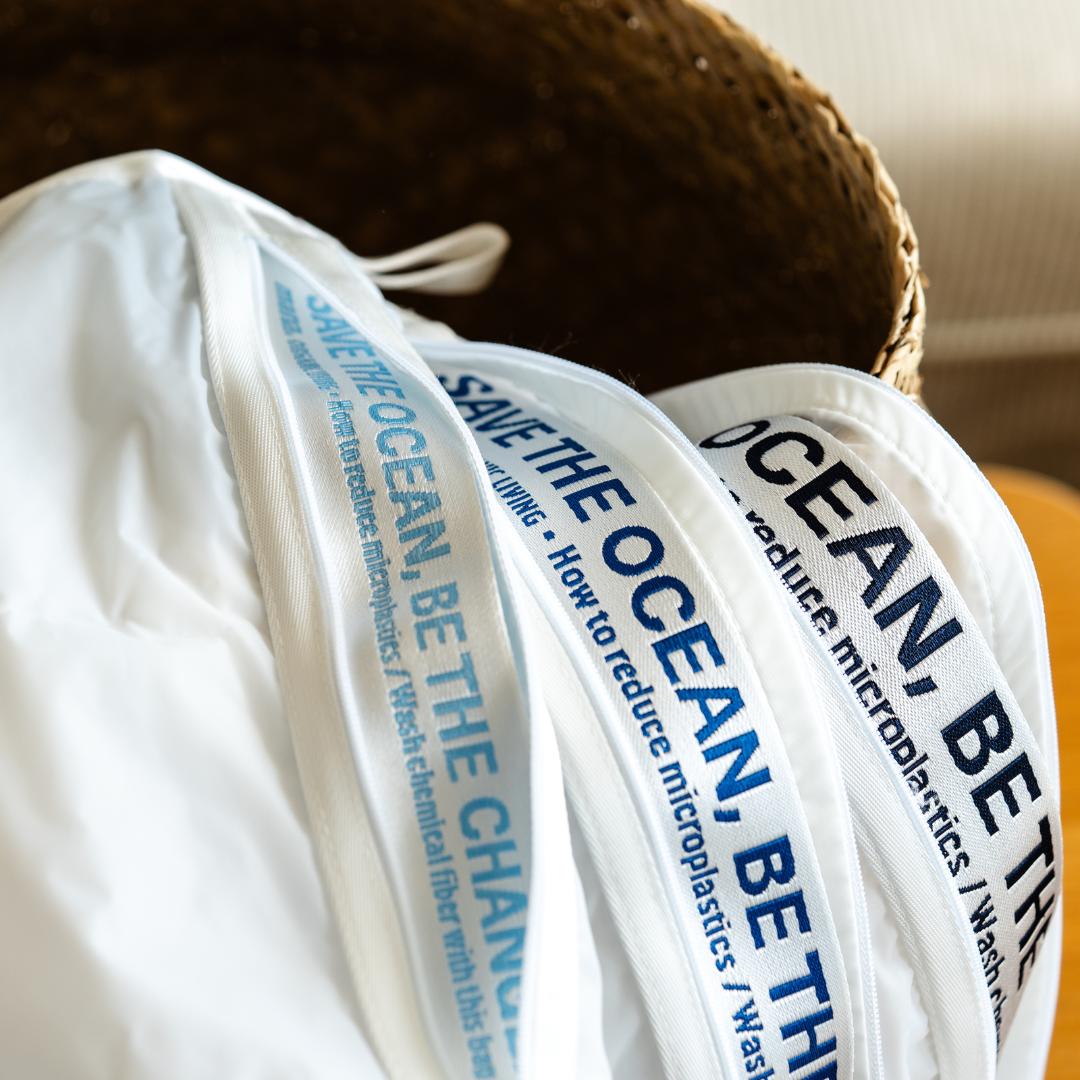 海を守る 洗濯ネット mana.ORGANIC LIVING マイクロプラスチック 防ぐ 洗濯ネット かわいい おしゃれ 洗濯用ネット 洗濯 メッシュ バック ランドリーバッグ ランドリーネット Sサイズ Mサイズ Lサイズ 全3サイズ サスティナブル