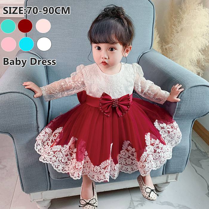 楽天市場 短納期 ベビードレス ドレス フラワーガール ワンピース ベビー ドレス ベビードレス 花柄レースフラワーガール 結婚式 パーティー お姫様 キッズ 女の子 フォーマル 70 90cmドレス 高級 発表会 誕生日 子ども こども 赤ちゃん バースデイ 子供服 美美 ちび