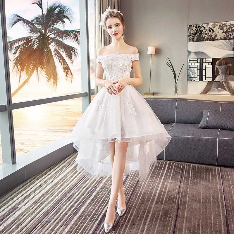 mini wedding dress