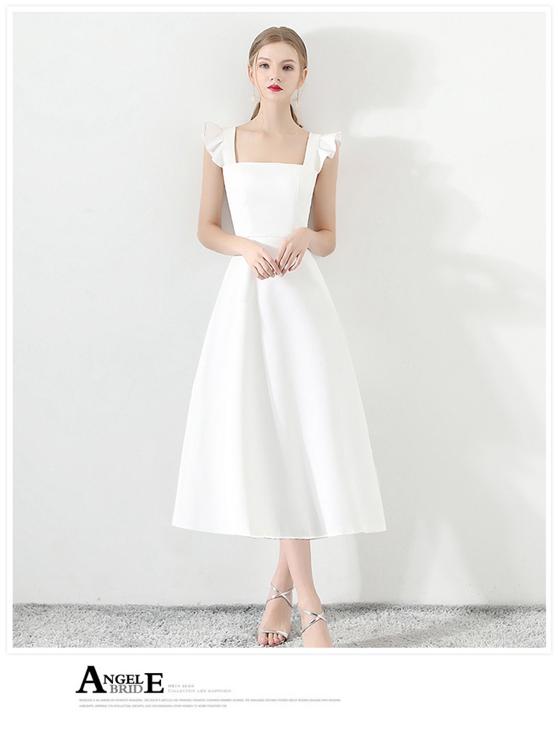 Bibichibi Dress Second Party Bride Dress White Dress Wedding