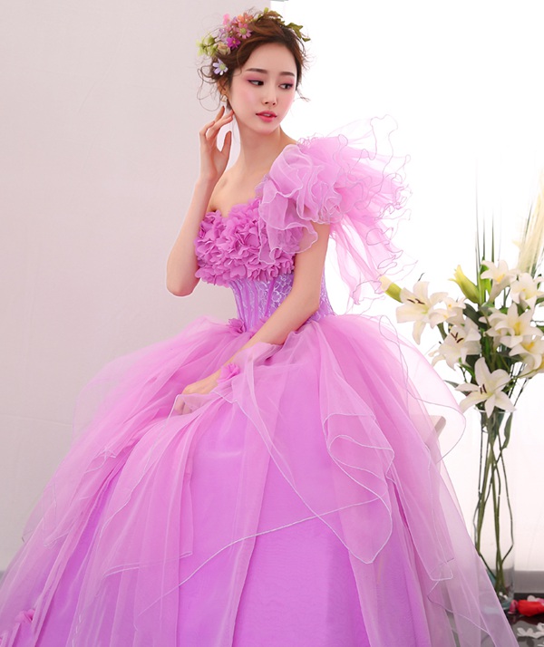 Diary Of 愛の日記 プリンセスライン カラードレス 演奏会 花嫁ドレス 忘年会 ウエディングドレス Love ロングドレス