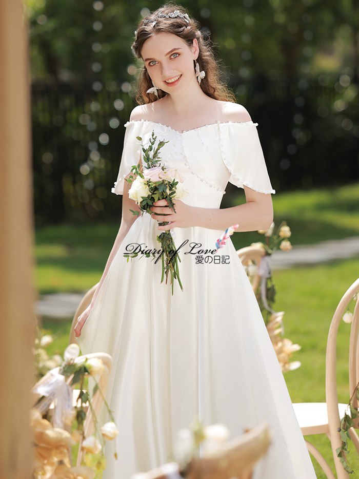 市場 ウェディングドレス 結婚式 二次会ドレス ライトドレス オフショルター クラシカルな雰囲気 海外挙式 個性派 スレンダードレス 市場 ウェディングドレス 結婚式 二次会ドレス ライトドレス オフショルター クラシカルな雰囲気 海外挙式 個性派 スレンダードレス