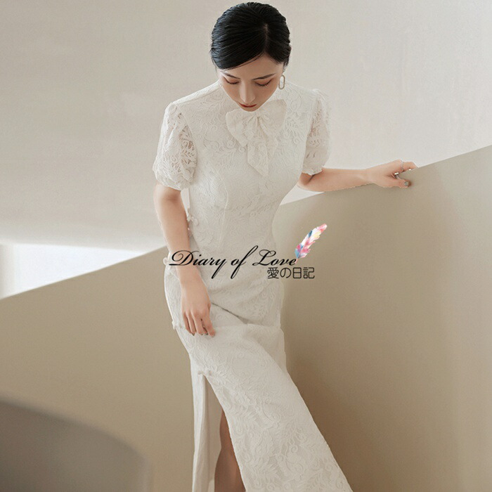 市場 チャイナドレス Aラインドレス 半袖 スリット入り 二次会ドレス ゴージャスドレス 花嫁ドレス ウェディングドレス 市場 チャイナドレス Aラインドレス 半袖 スリット入り 二次会ドレス ゴージャスドレス 花嫁ドレス ウェディングドレス