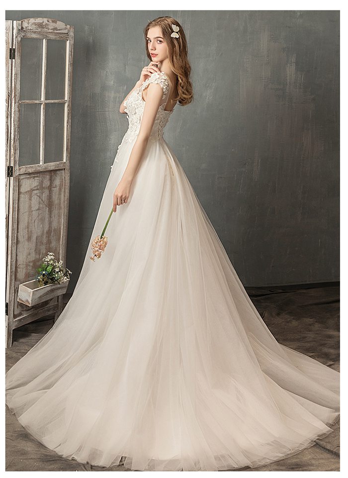 ウェディングドレス Aラインドレス 二次会 大きいサイズ 結婚式ドレス 花柄エンパイアドレス エンパイア ウェディング ウェディングドレス Aラインドレス 二次会 大きいサイズ 結婚式ドレス 花柄エンパイアドレス エンパイア ウェディング