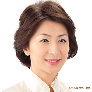 【送料無料】 おしゃれヘアピース(穴なし)HPN-130M　Mサイズ 母の日 ギフトに プレゼントに