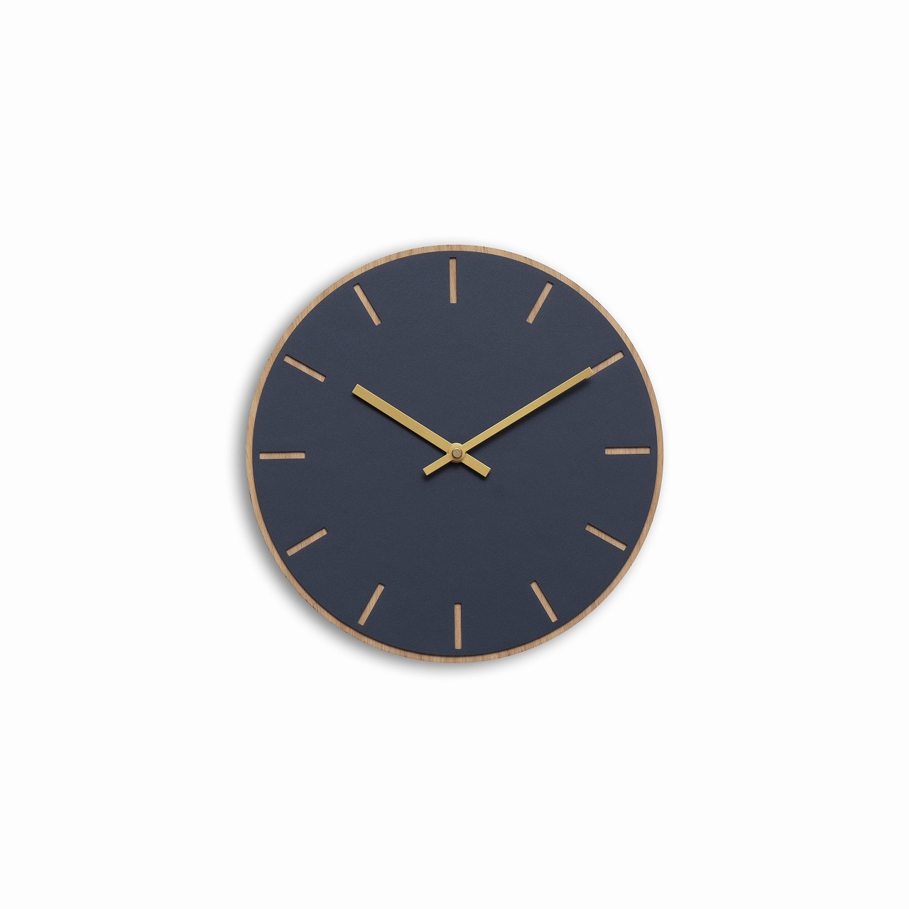 掛け時計 ヘンベルグ ウォール クロック リノリウム スモーキー ブルー φ280mm Hemverk Wall Clock Linoleum Smoky Blue φ280mm 北欧 ミニマリス?ム デンマーク製 木製 シンプル ドイツ製ムーブメント
