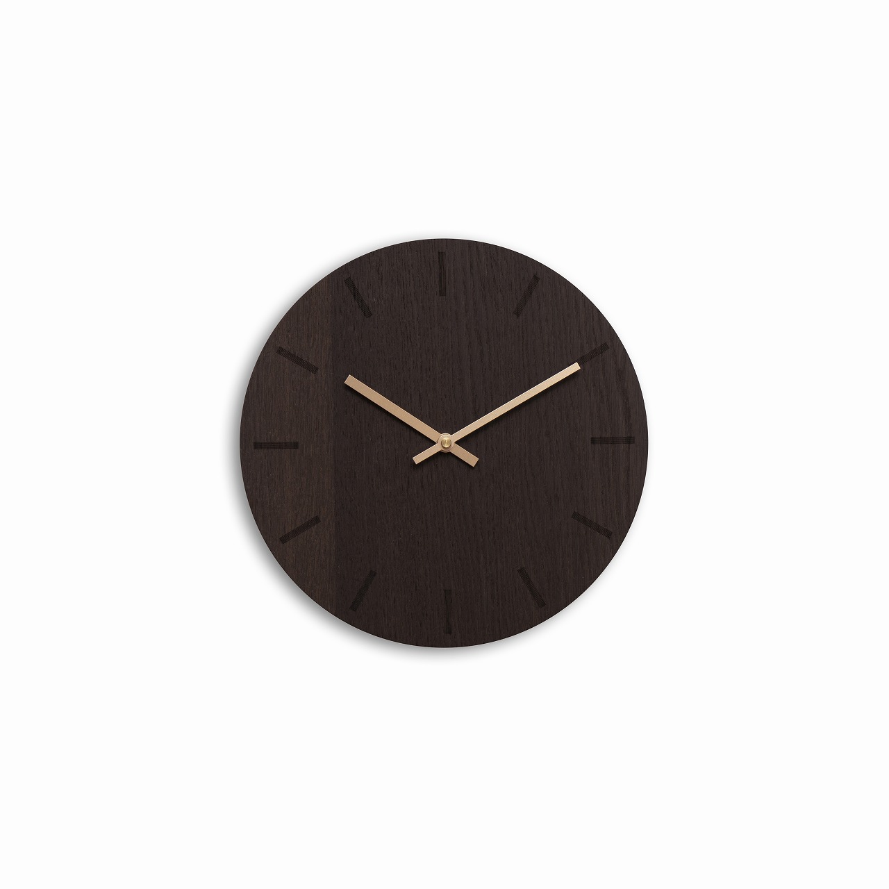掛け時計 ヘンベルグ ウォール クロック ダーク オーク φ280mm Hemverk Wall Clock Dark Oak φ280mm 北欧 ミニマリス?ム デンマーク製 木製 シンプル ドイツ製ムーブメント|家具・インテリア・雑貨 ビカーサ