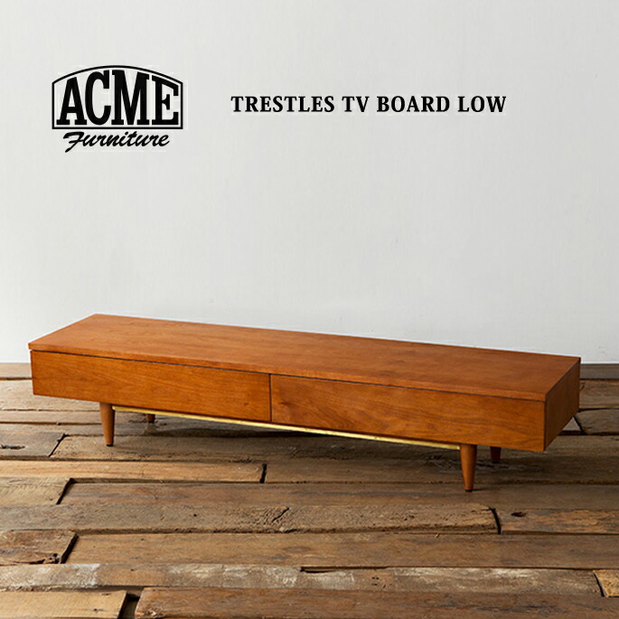 楽天市場】ACME Furniture アクメファニチャー TRESTLES ローテレビ