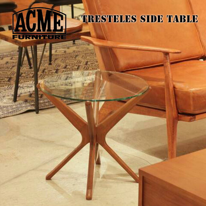 アクメファニチャー TRESTLES ナチュラル TABLE SIDE おしゃれ ヴィンテージ アクメファニチャー TRESTLES ナチュラル