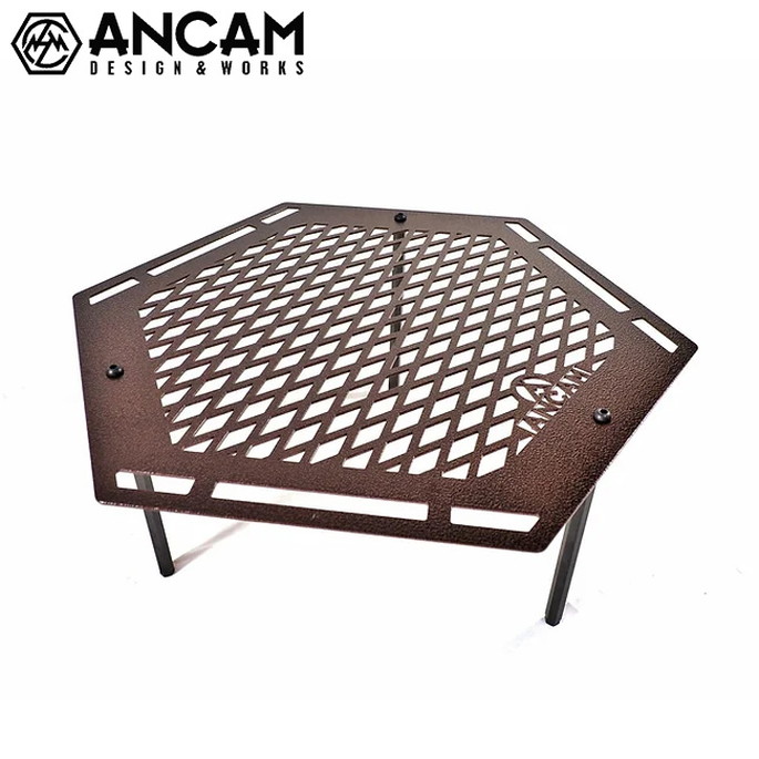 ANCAM アナキャン/メタヘキテL 
　10cm延長脚3本付 テーブル アナキャン ANCAM メタヘキテL グリーン キャンプ用品
