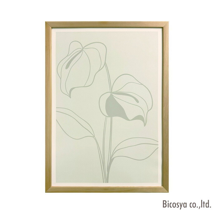 Flower Line Art　Type-G3　 IFL-62820 美術 アート絵画 ジェーアイジー JIG