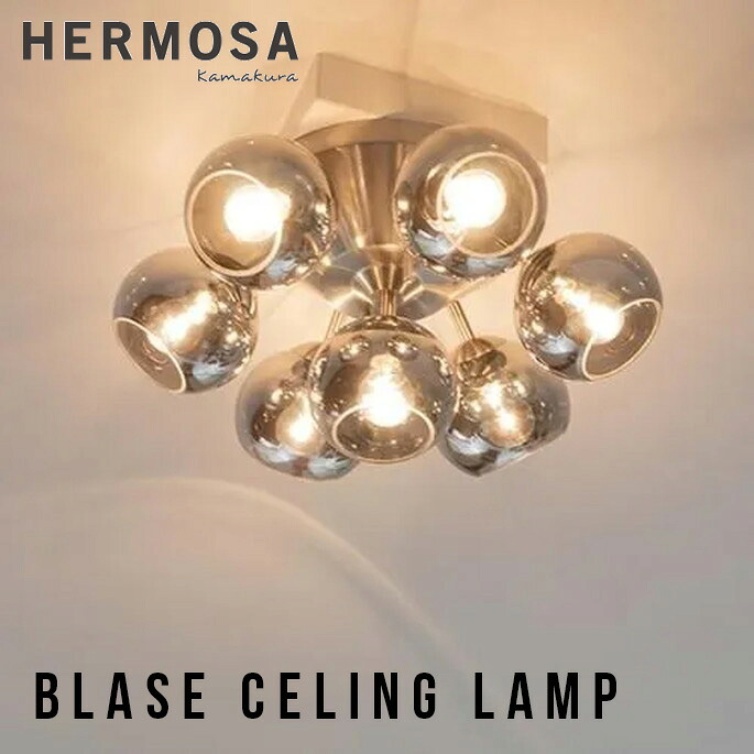 ブラーゼ シーリングランプ HERMOSA BLASE CEILING LAMP 照明 ライト 照明器具 GS-024SVGY ハモサリビング モダン