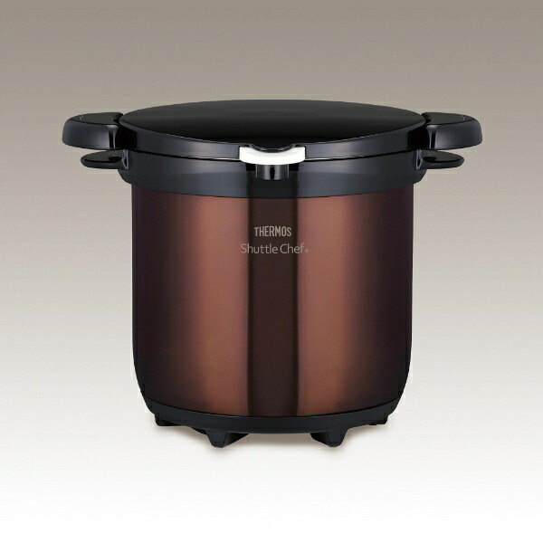 サーモス 真空保温調理器 シャトルシェフ 4.5L KBG-4500 クリアブラウン