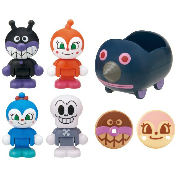 BANDAI｜バンダイ それいけ！アンパンマン アンパンマンはじめてハウスドール もぐりんで出発！ばいきんまんセット画像