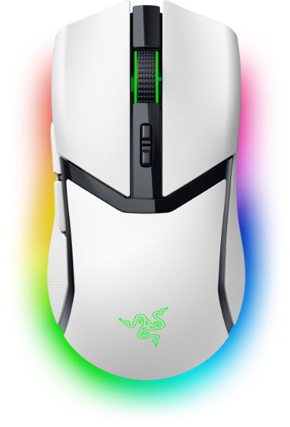 RAZER｜レイザー ゲーミングマウス Cobra Pro (White Edition) RZ01-04660200-R3A1 [光学式 /有線／無線(ワイヤレス) /8ボタン /Bluetooth・USB]画像