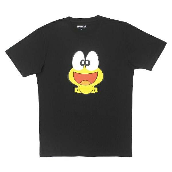 ファインプラス｜FINE PLUS ど根性ガエル ピョン吉 プリントTシャツ LLサイズ ブラック 12893334画像