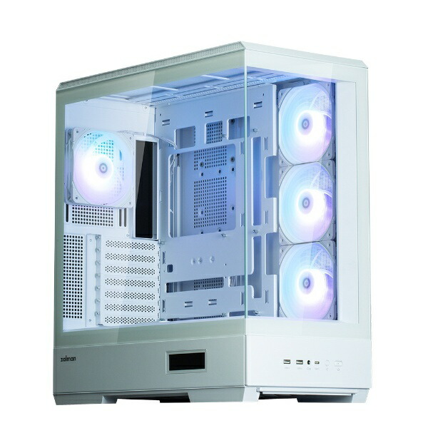 ZALMAN｜ザルマン PCケース [ATX /Micro ATX /Mini-ITX] P50 DS ホワイト P50DSWHITE画像