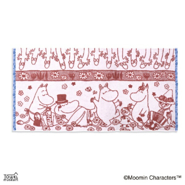タオル美術館｜Towel Art Museum ムーミン ムーミンと仲間たち バスタオル×1 (約60×120cm) グレー画像