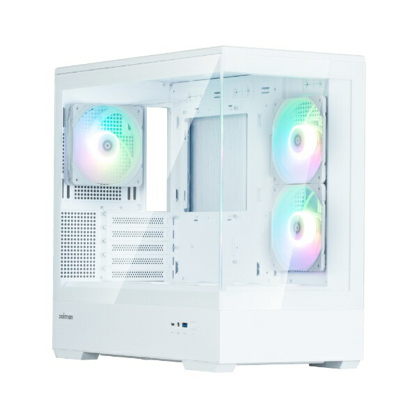 ZALMAN｜ザルマン PCケース [Micro ATX /Mini-ITX] P30 White V2 ホワイト画像