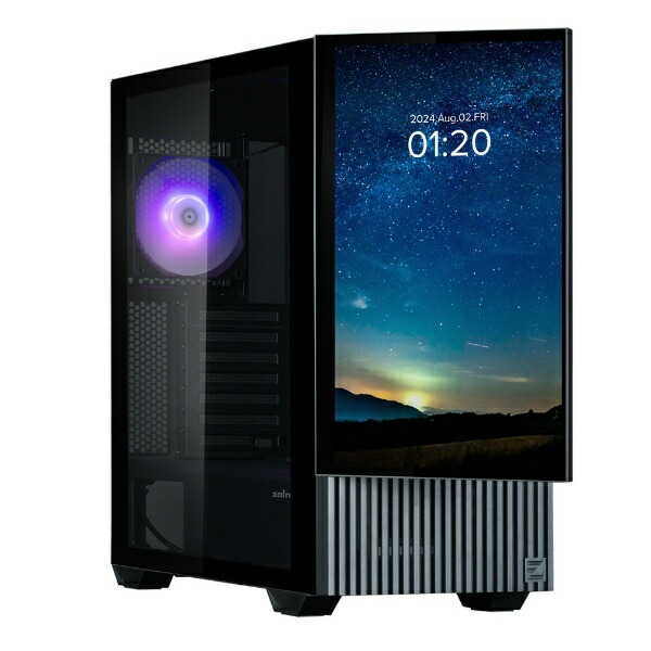 ZALMAN｜ザルマン PCケース [ATX /Micro ATX /Mini-ITX] ＋モニタ Z10 DS Black画像