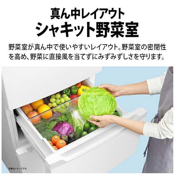 【無料基本設置料】 SHARP｜シャープ 冷蔵庫 マットホワイト SJ-PT32P-W [幅54.4cm /317L /3ドア /右開きタイプ /2024年]
