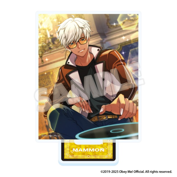 フーモア｜whomor 『Obey Me! Nightbringer』グッズフェアinビックカメラグループ カードイラストアクリルスタンド（マモン） 【代金引換配送不可】画像