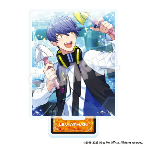 フーモア｜whomor 『Obey Me! Nightbringer』グッズフェアinビックカメラグループ カードイラストアクリルスタンド（レヴィアタン） 【代金引換配送不可】画像