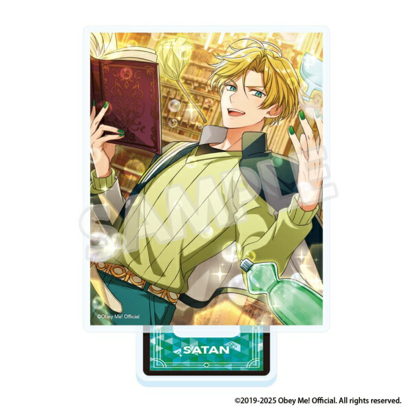 フーモア｜whomor 『Obey Me! Nightbringer』グッズフェアinビックカメラグループ カードイラストアクリルスタンド（サタン） 【代金引換配送不可】画像
