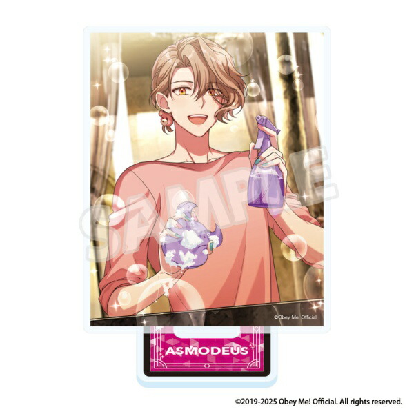 フーモア｜whomor 『Obey Me! Nightbringer』グッズフェアinビックカメラグループ カードイラストアクリルスタンド（アスモデウス） 【代金引換配送不可】画像