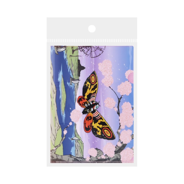 サンスター文具｜sun-star 【限定】クリアファイル A4 2枚セット JAPANESE ART ゴジラ V S2173808画像