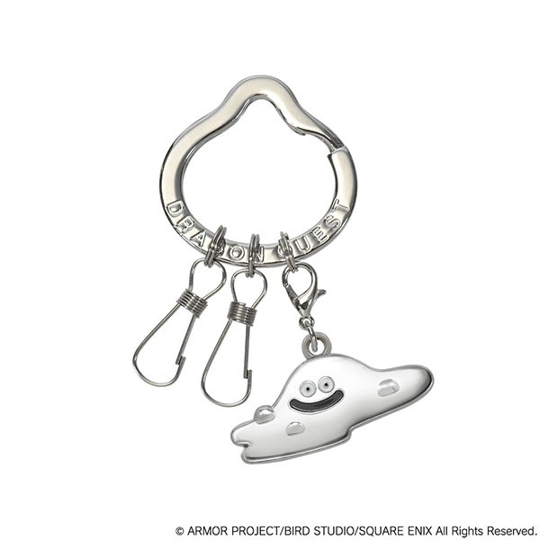 SQUARE ENIX｜スクウェアエニックス 【再販】ドラゴンクエスト スマイルスライム メタルキーリング はぐれメタル画像
