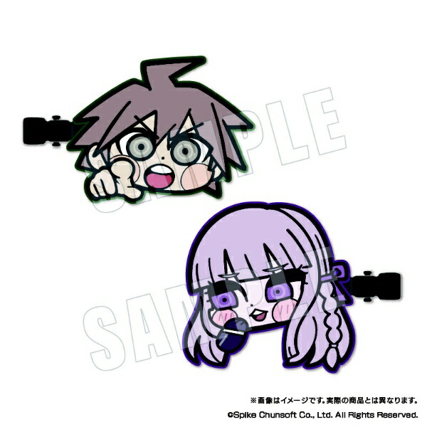 EMPTY｜エンプティ ダンガンロンパシリーズ×ぶくぶ　前髪クリップセット　01.苗木誠＆霧切響子画像