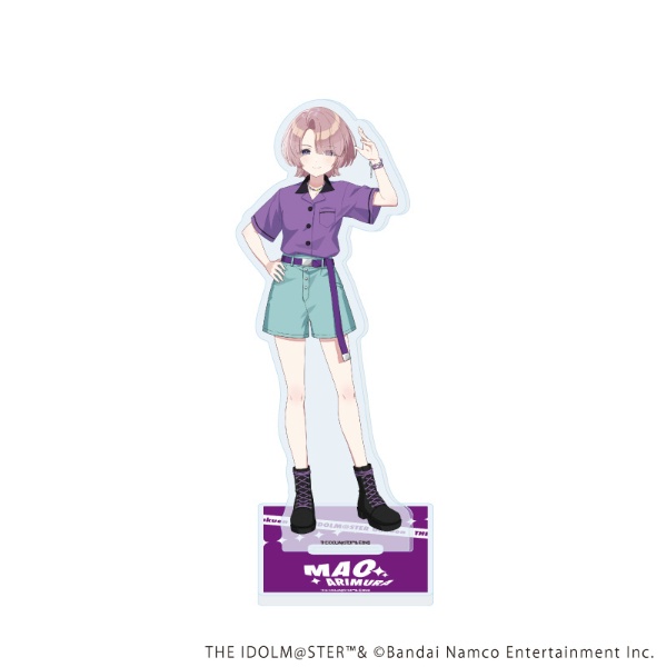 A3｜エースリー アクリルスタンド「学園アイドルマスター」52/有村麻央 ストリートファッションver.(描き下ろしイラスト) 【代金引換配送不可】画像