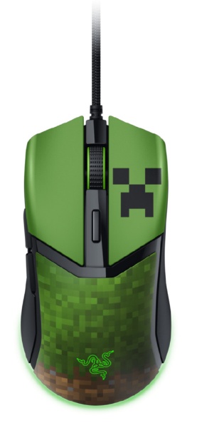 RAZER｜レイザー ゲーミングマウス Cobra「Minecraftコラボ」 MinecraftEdition RZ01-04650200-R3M1 [光学式 /有線 /6ボタン /USB]画像
