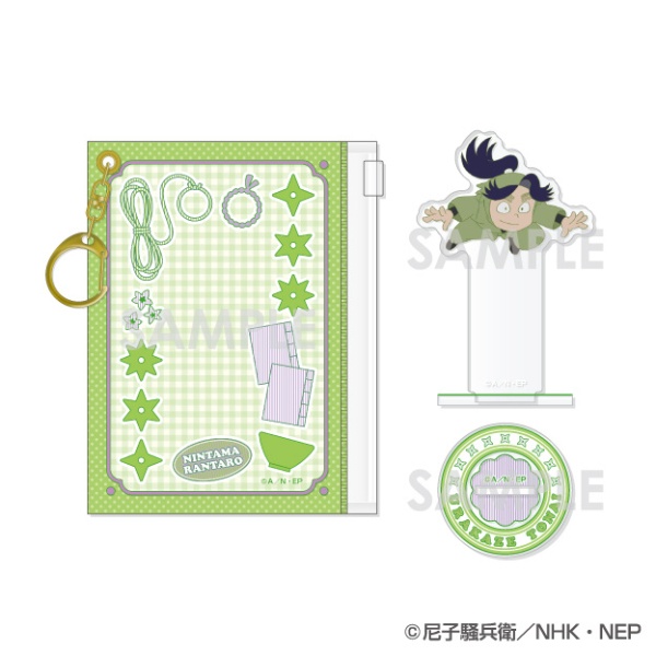 ソルインターナショナル｜SOL International 忍たま乱太郎 ポーチ入りアクリルスタンド　9.浦風藤内 【代金引換配送不可】画像
