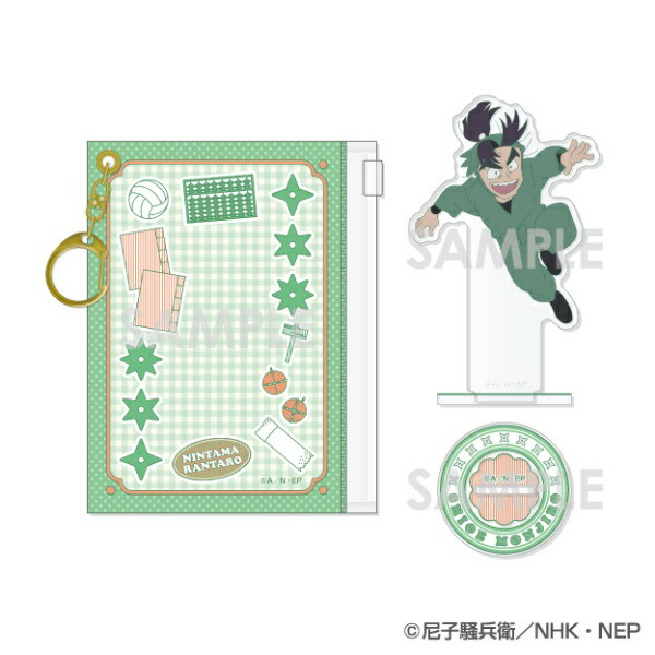 ソルインターナショナル｜SOL International 忍たま乱太郎 ポーチ入りアクリルスタンド　16.潮江文次郎 【代金引換配送不可】画像