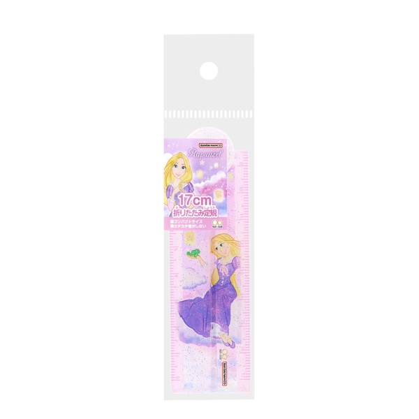 サンスター文具｜sun-star 【限定】折りたたみ定規 17cm ゆめかわ！おやすみタイム 塔の上のラプンツェル S4012178画像