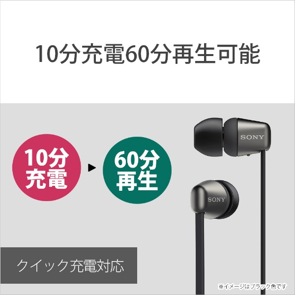 ソニー｜SONY ブルートゥースイヤホン ゴールド WI-C310 NC [ネック